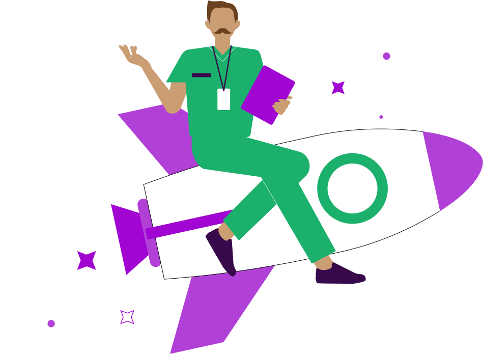 transparent rocket man